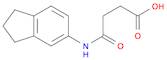 4-(2,3-dihydro-1H-inden-5-ylamino)-4-oxobutanoic acid