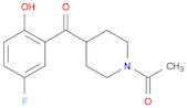 1-[4-(5-Fluoro-2-hydroxybenzoyl)-1-piperidinyl]-ethanone