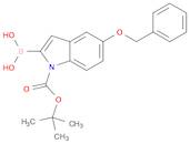 (5-(Benzyloxy)-1-(tert-butoxycarbonyl)-1H-indol-2-yl)boronic acid