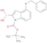 (4-(Benzyloxy)-1-(tert-butoxycarbonyl)-1H-indol-2-yl)boronic acid