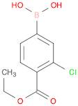 (3-Chloro-4-(ethoxycarbonyl)phenyl)boronic acid