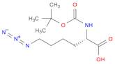 Hexanoic acid, 6-azido-2-[[(1,1-dimethylethoxy)carbonyl]amino]-, (2S)-