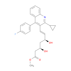 (3R,5S,E)-Methyl 7-(2-cyclopropyl-4-(4-fluorophenyl)quinolin-3-yl)-3,5-dihydroxyhept-6-enoate