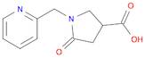 5-OXO-1-(PYRIDIN-2-YLMETHYL)PYRROLIDINE-3-CARBOXYLIC ACID