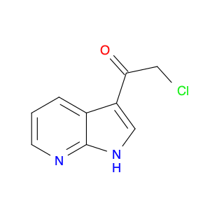 Ethanone, 2-chloro-1-(1H-pyrrolo[2,3-b]pyridin-3-yl)- (9CI)