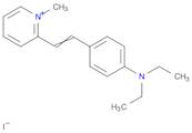 Pyridinium,2-[2-[4-(diethylamino)phenyl]ethenyl]-1-methyl-, iodide (1:1)