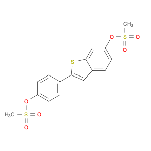 4-(6-((Methylsulfonyl)oxy)benzo[b]thiophen-2-yl)phenyl methanesulfonate