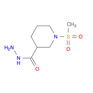 1-(methylsulfonyl)piperidine-3-carbohydrazide