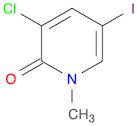 2(1H)-Pyridinone, 3-chloro-5-iodo-1-methyl-