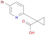 Cyclopropanecarboxylic acid, 1-(5-bromo-2-pyridinyl)-