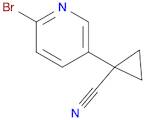 Cyclopropanecarbonitrile, 1-(6-bromo-3-pyridinyl)-