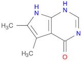 4H-Pyrrolo[2,3-d]pyrimidin-4-one, 1,7-dihydro-5,6-dimethyl-