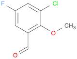 Benzaldehyde, 3-chloro-5-fluoro-2-methoxy-