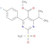 Methyl 4-(4-fluorophenyl)-6-isopropyl-2-(methylsulfonyl)pyrimidine-5-carboxylate