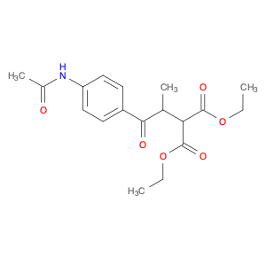 Diethyl 2-(1-(4-acetamidophenyl)-1-oxopropan-2-yl)malonate