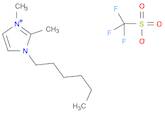 1-Hexyl-2,3-dimethyl-1H-imidazol-3-ium trifluoromethanesulfonate