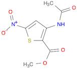 2-Thiophenecarboxylicacid, 3-(acetylamino)-5-nitro-, methyl ester