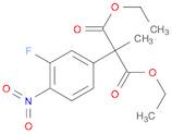 Propanedioic acid, 2-(3-fluoro-4-nitrophenyl)-2-methyl-,1,3-diethyl ester