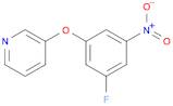 3-(3-Fluoro-5-nitrophenoxy)pyridine