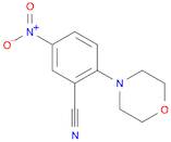 2-Morpholino-5-nitrobenzonitrile