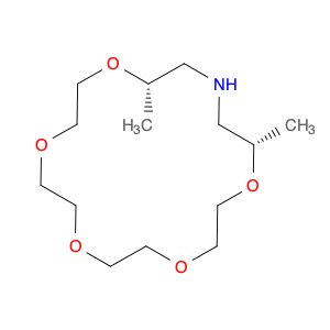 1,4,7,10,13-Pentaoxa-16-azacyclooctadecane,14,18-dimethyl-, (14R*,18R*)- (9CI)