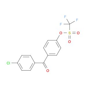 Methanesulfonic acid, trifluoro-, 4-(4-chlorobenzoyl)phenyl ester