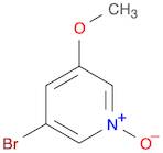 Pyridine,3-bromo-5-methoxy-, 1-oxide