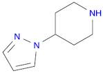 Piperidine, 4-(1H-pyrazol-1-yl)- (9CI)