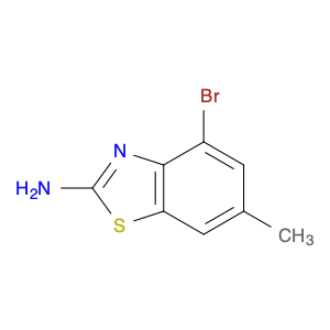 2-Benzothiazolamine,4-bromo-6-methyl-