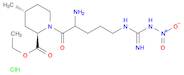 (2R,4R)-Ethyl 1-(2-amino-5-(3-nitroguanidino)pentanoyl)-4-methylpiperidine-2-carboxylate hydroch...