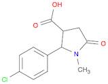 2-(4-Chlorophenyl)-1-methyl-5-oxopyrrolidine-3-carboxylic acid