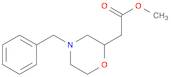 Methyl 2-(4-benzylmorpholin-2-yl)acetate