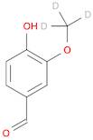 4-Hydroxy-3-methoxybenzaldehyde-d3