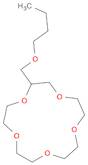 1,4,7,10,13-Pentaoxacyclopentadecane, 2-(butoxymethyl)-