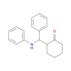 Cyclohexanone, 2-(a-anilinobenzyl)-