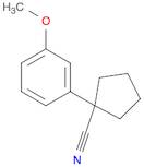 1-(3-Methoxyphenyl)cyclopentanecarbonitrile