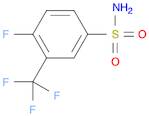 4-FLUORO-3-TRIFLUOROMETHYLBENZENESULFONAMIDE