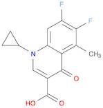 1-CYCLOPROPYL-6,7-DIFLUORO-5-METHYL-4-OXO-3-QUINOLINE CARBOXYLIC ACID