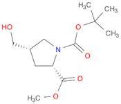 1-(1,1-Dimethylethyl) 2-methyl (2S,4S)-4-(hydroxymethyl)-1,2-pyrrolidinedicarboxylate