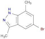 5-bromo-3,7-dimethyl-1H-indazole