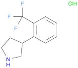 3-(2-(TRIFLUOROMETHYL)PHENYL)PYRROLIDINE HYDROCHLORIDE