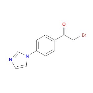 2-Bromo-1-(4-imidazol-1-yl-phenyl)ethanone