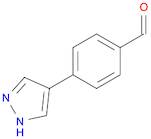 4-(1H-Pyrazole-4-yl)benzaldehyde