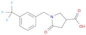 5-Oxo-1-{[3-(trifluoromethyl)phenyl]methyl}pyrrolidine-3-carboxylic Acid