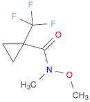 N-methoxy-N-methyl-1-(trifluoromethyl)cyclopropane-1-carboxamide