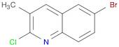 6-BROMO-2-CHLORO-3-METHYLQUINOLINE