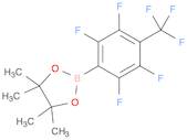 4,4,5,5-Tetramethyl-2-[2,3,5,6-tetrafluoro-4-(trifluoromethyl)phenyl]-1,3,2-dioxaborolane