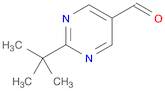 5-Pyrimidinecarboxaldehyde, 2-(1,1-dimethylethyl)- (9CI)