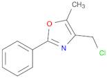 4-(CHLOROMETHYL)-5-METHYL-2-PHENYL-1,3-OXAZOLE