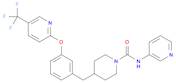 N-3-Pyridinyl-4-[[3-[[5-(trifluoromethyl)-2-pyridinyl]oxy]phenyl]methyl]-1-piperidinecarboxamide